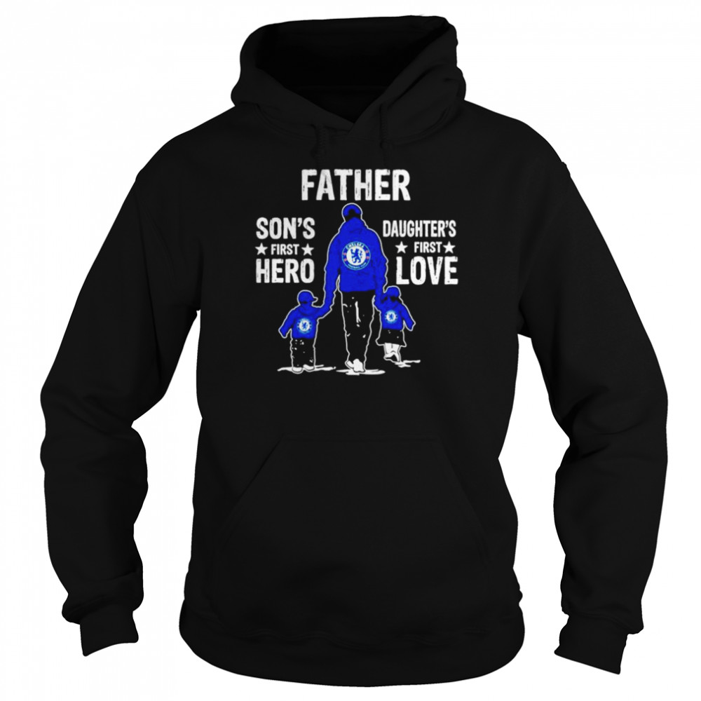 A son's first hero a daughter's first love dad chicago cubs happy father's  day shirt, hoodie, sweater, long sleeve and tank top