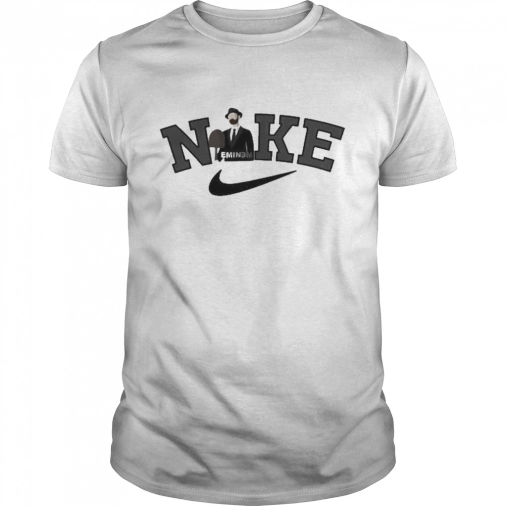 Emminem X Nike Logo Minimalist Fanmade Shirt