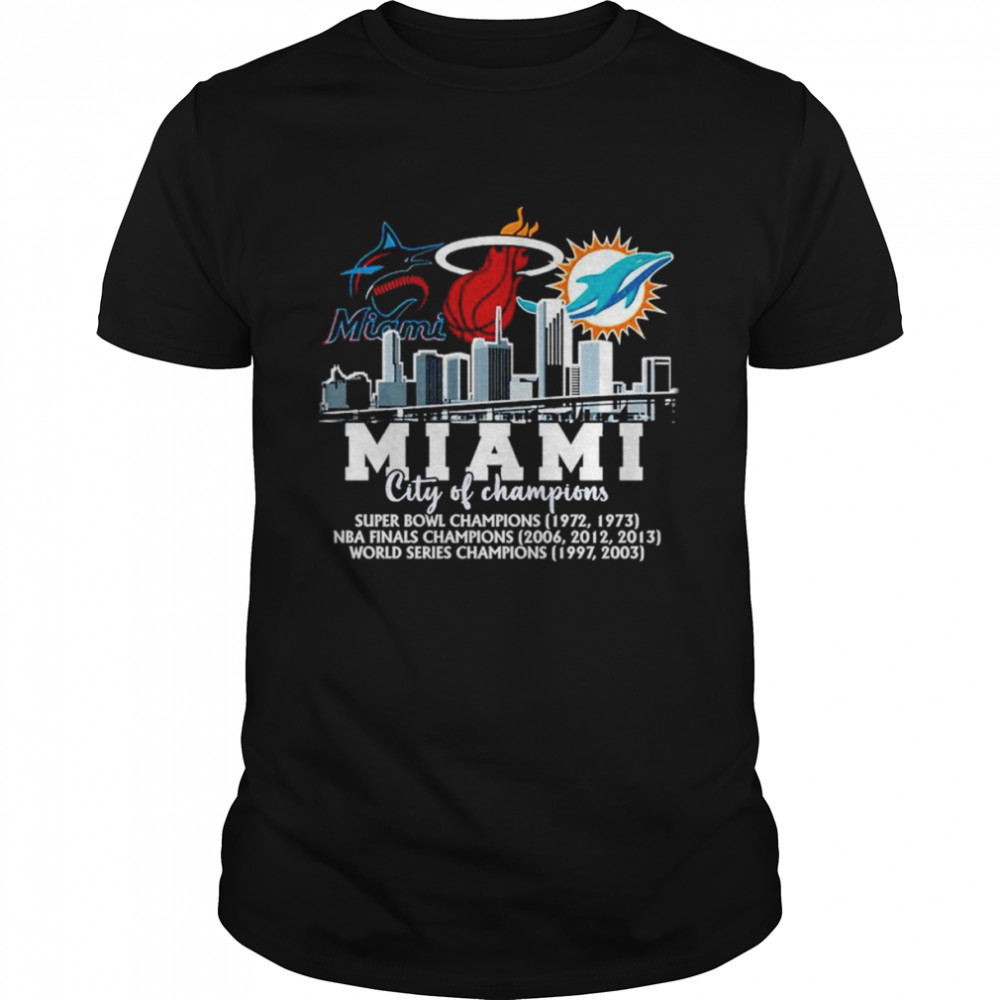 Miami city of Champions shirt