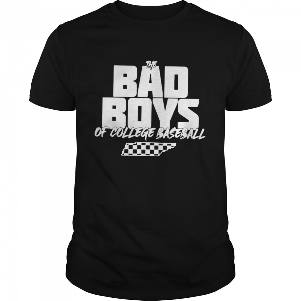 The bad boys of college baseball shirt