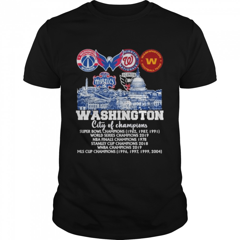 Washington city of champions mls cup champions 2022 shirt
