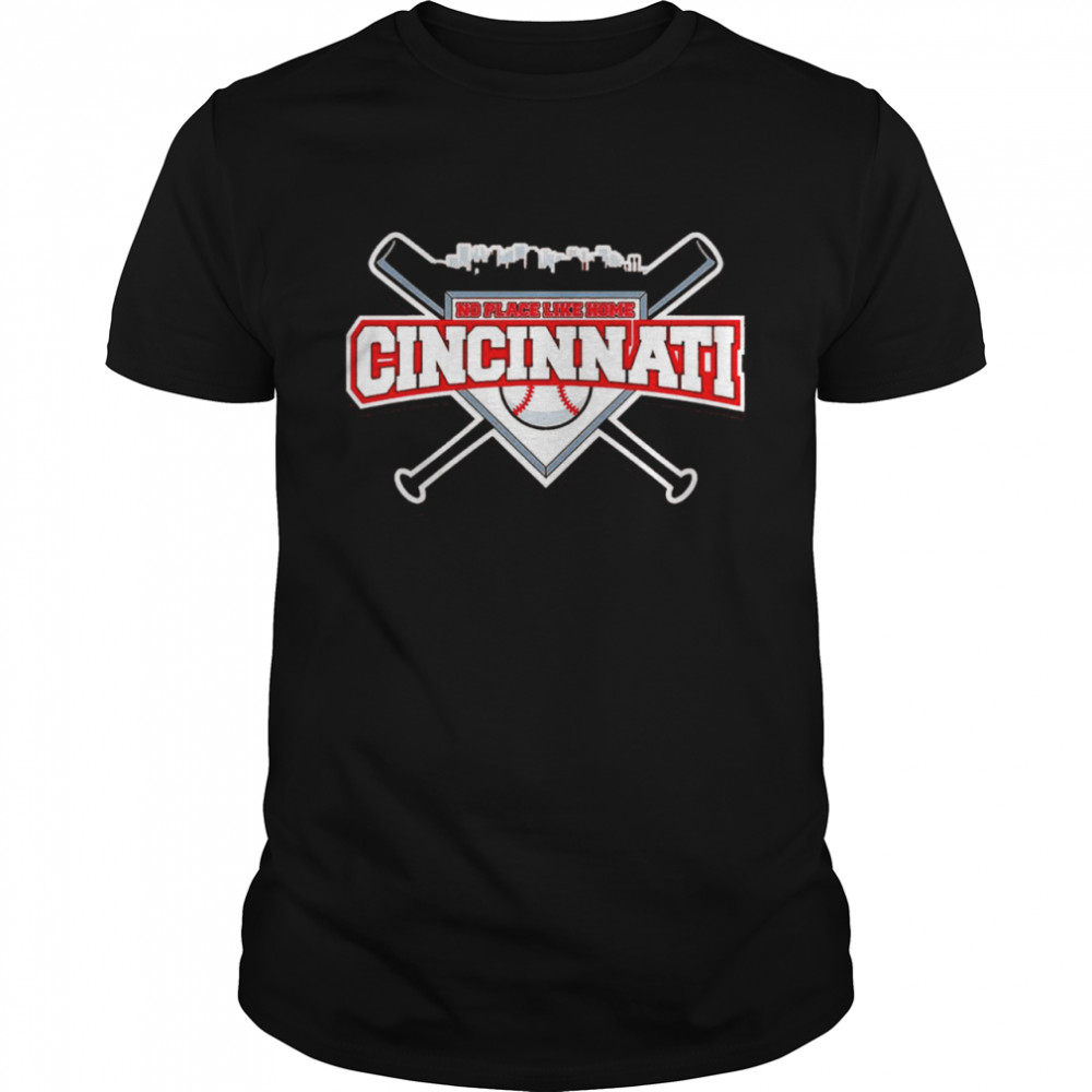 No Place Like Home Cincinnati Baseball shirt Classic Men's T-shirt