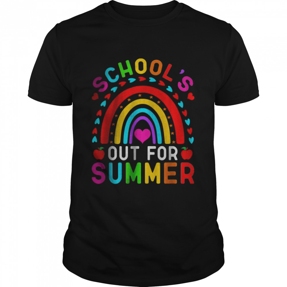 School’s Out For Summer Happy Last Day Of School Teacher Kid T- Classic Men's T-shirt
