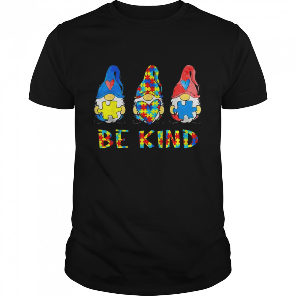 Gnomes be kind rainbow world down syndrome awareness day shirt