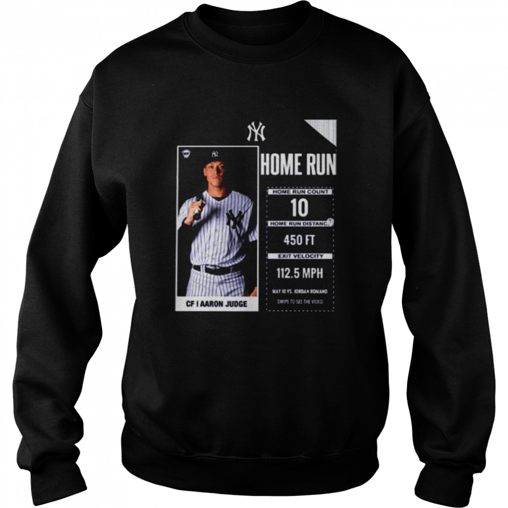 Aaron judge walk-off homeruns shirt Unisex Sweatshirt