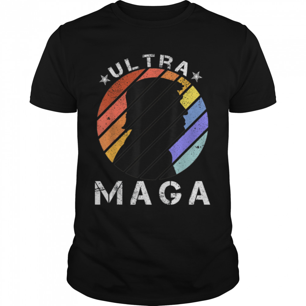 Anti Joe Biden Ultra Maga Funny Donald Trump T-Shirt B0B18742X3