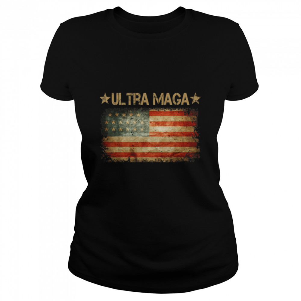 Anti Joe Biden Ultra Maga T- B0B1869L6T Classic Women's T-shirt