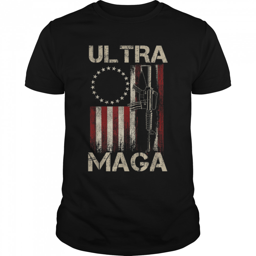 Anti Joe Biden Ultra Maga T-Shirt B0B187SP3R
