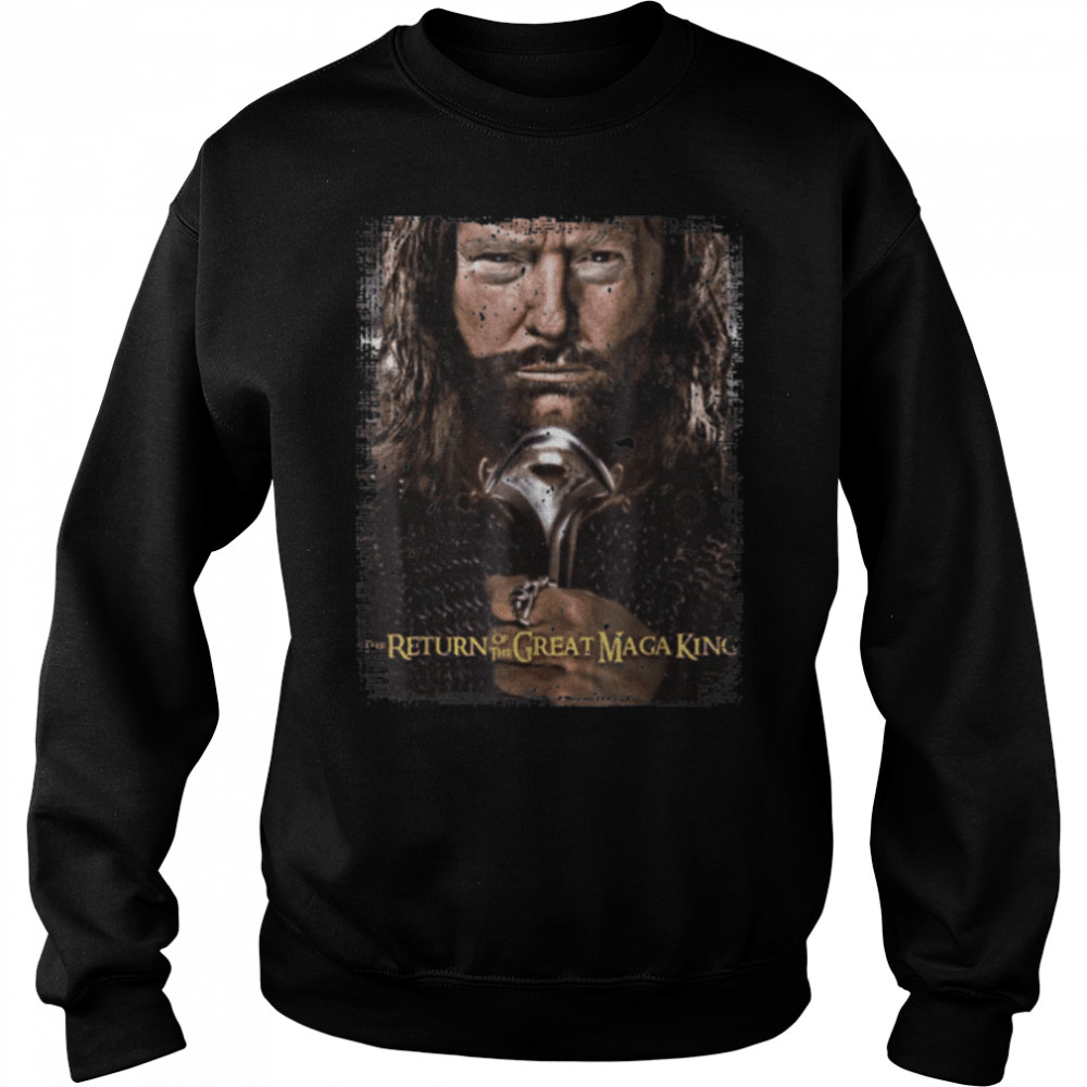 Anti Joe Biden Ultra Maga The Return Of The Great Maga King T- B0B185QBJ8 Unisex Sweatshirt