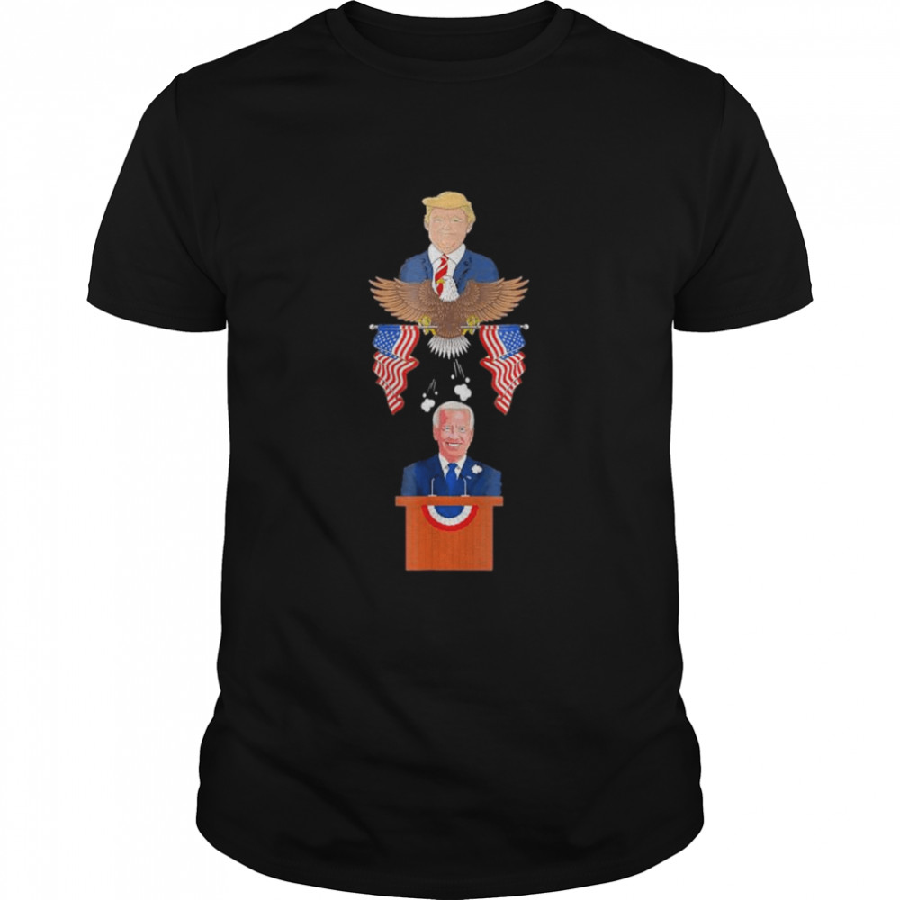 Biden bird poop from Trump American bird shirt Classic Men's T-shirt