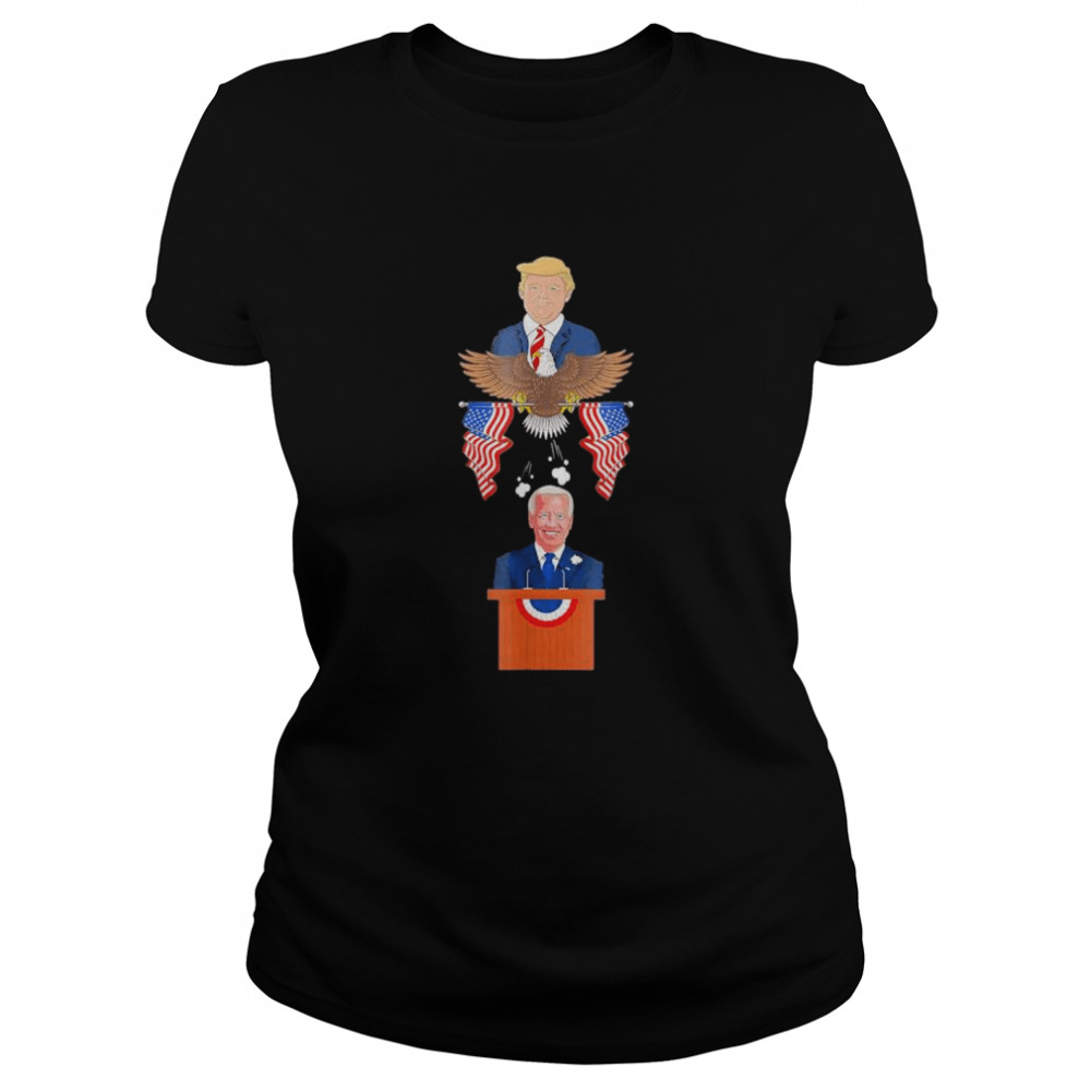 Biden bird poop from Trump American bird shirt Classic Women's T-shirt