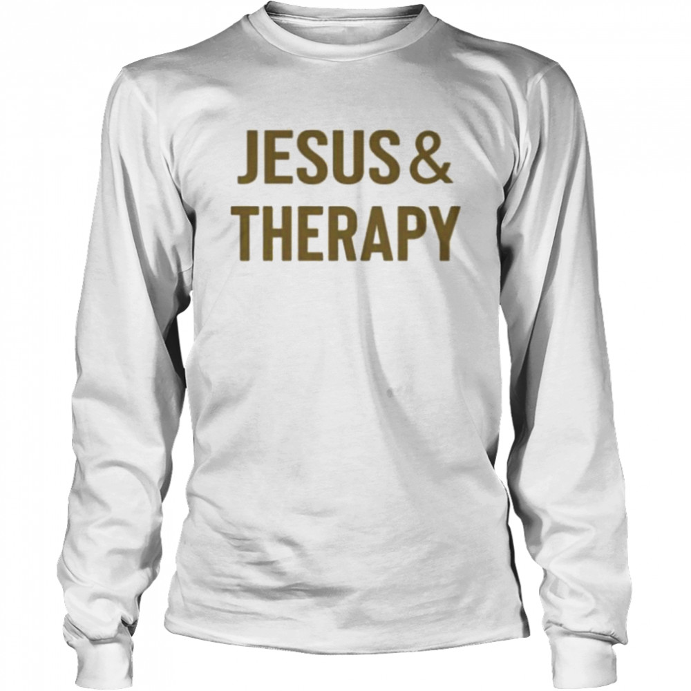 Clint Bryan Jesus And Therapy Boldapparel Merch T- Long Sleeved T-shirt