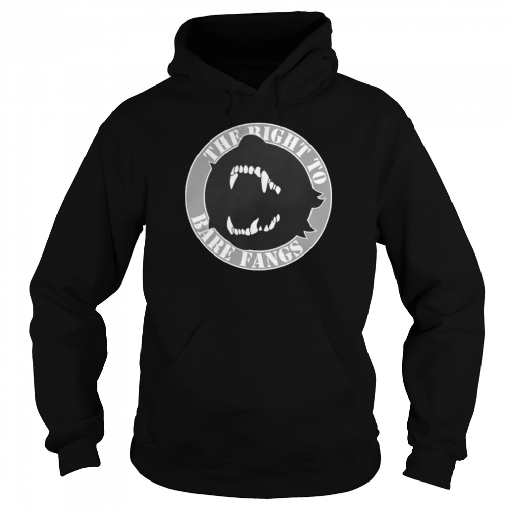 Crowdmade merch the right to bare fangs shirt Unisex Hoodie
