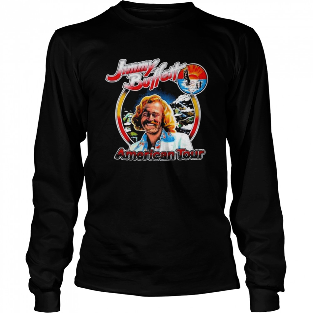 Dave portnoy jimmy buffett 1979 volcano American tour shirt Long Sleeved T-shirt