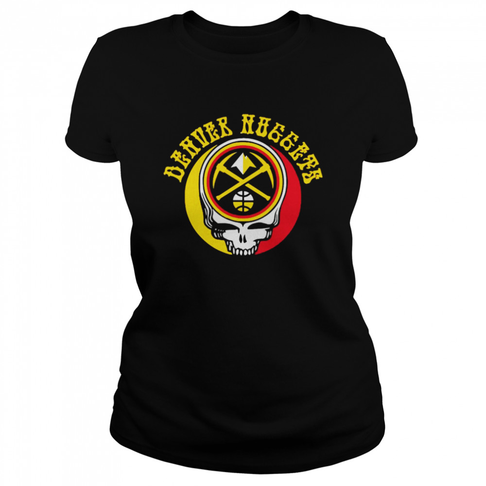 Denver Nuggets Grateful Dead Steal Your Face shirt Classic Women's T-shirt