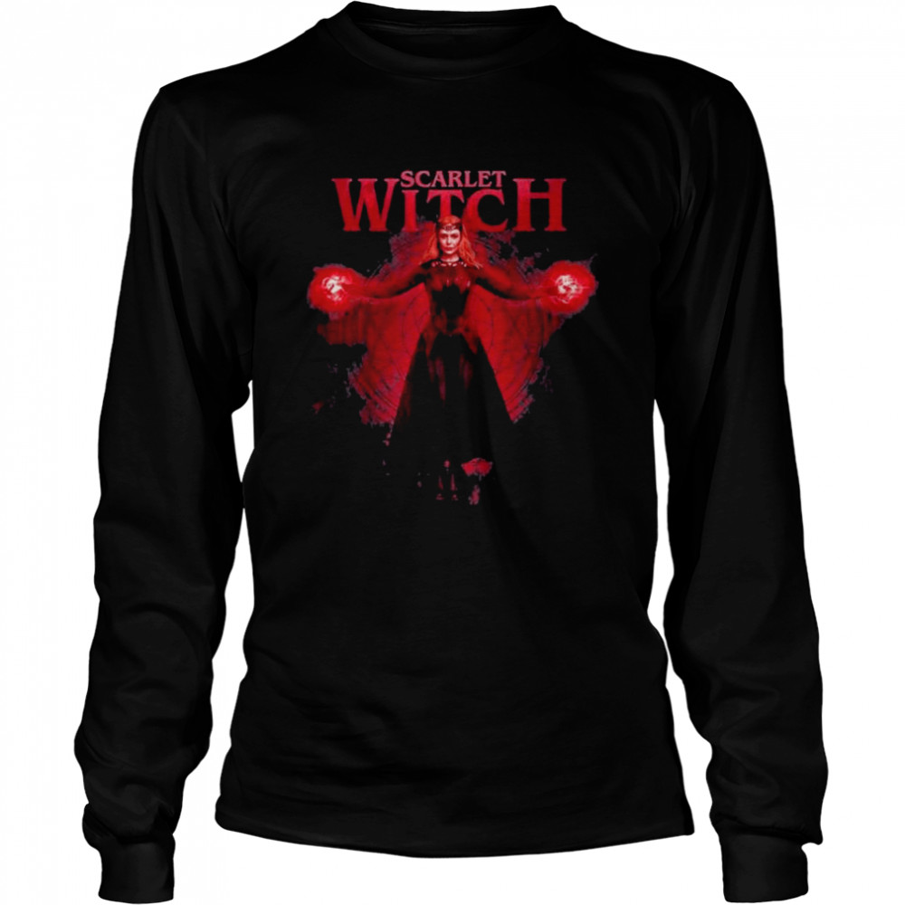 Doctor strange in the multiverse of madness scarlet shirt Long Sleeved T-shirt