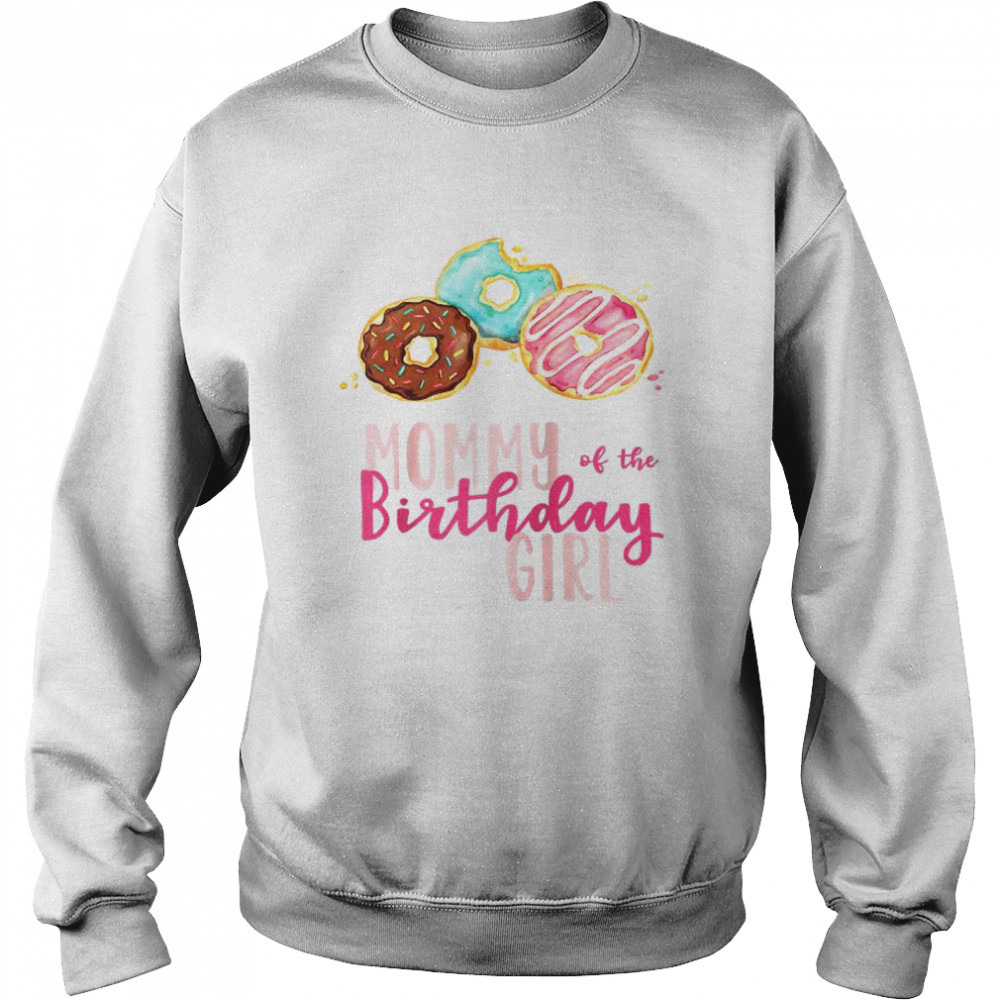 Geburtstagsparty mit Aufschrift Mommy of the Birthday Raglan  Unisex Sweatshirt