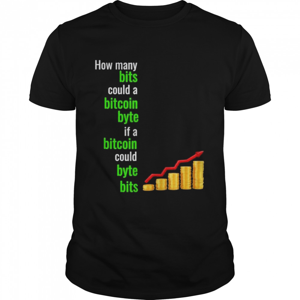 How many bits could a bitcoin byte if a bitcoin could byte shirt Classic Men's T-shirt
