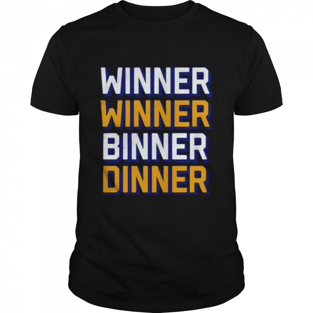 Jordan Binnington St. Louis Blues Winner Winner Binner Dinner shirt Classic Men's T-shirt