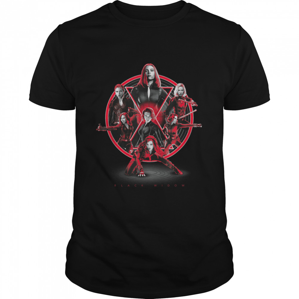 Marvel Avengers Black Widow Multiplied T-Shirt