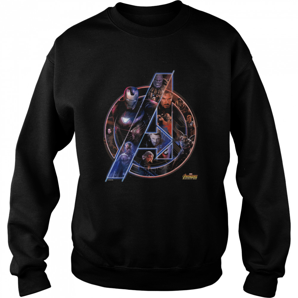 Marvel Avengers Infinity War Neon Team T- Unisex Sweatshirt
