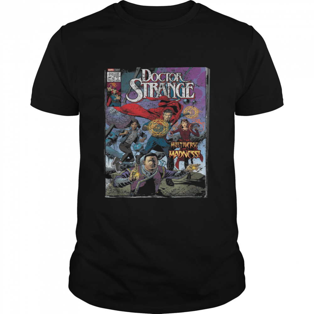 Marvel Doctor Strange In The Multiverse Of Madness Comic T- Classic Men's T-shirt