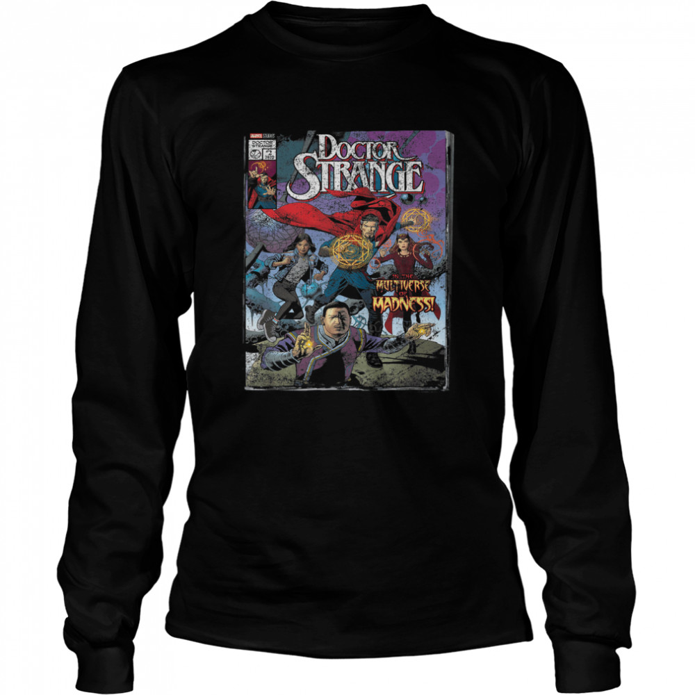 Marvel Doctor Strange In The Multiverse Of Madness Comic T- Long Sleeved T-shirt