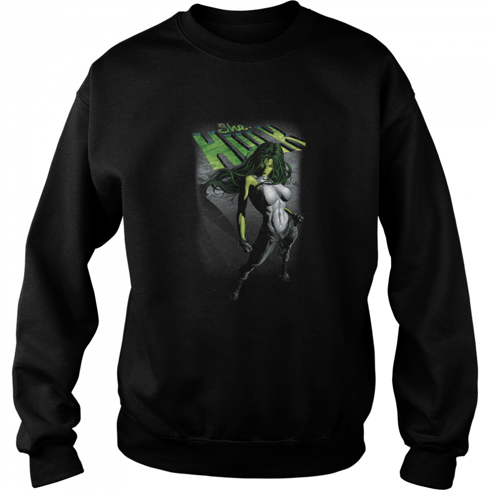 Marvel She-Hulk Shadow T- Unisex Sweatshirt