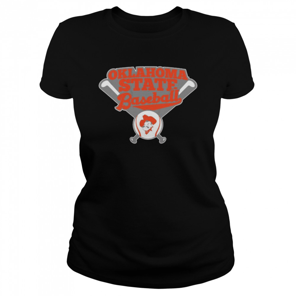 Oklahoma State Cowboys baseball shirt Classic Women's T-shirt