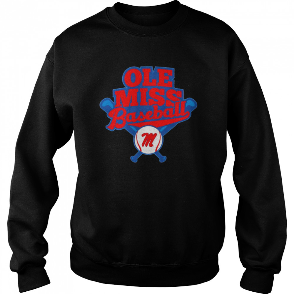 Ole Miss Rebels baseball shirt Unisex Sweatshirt
