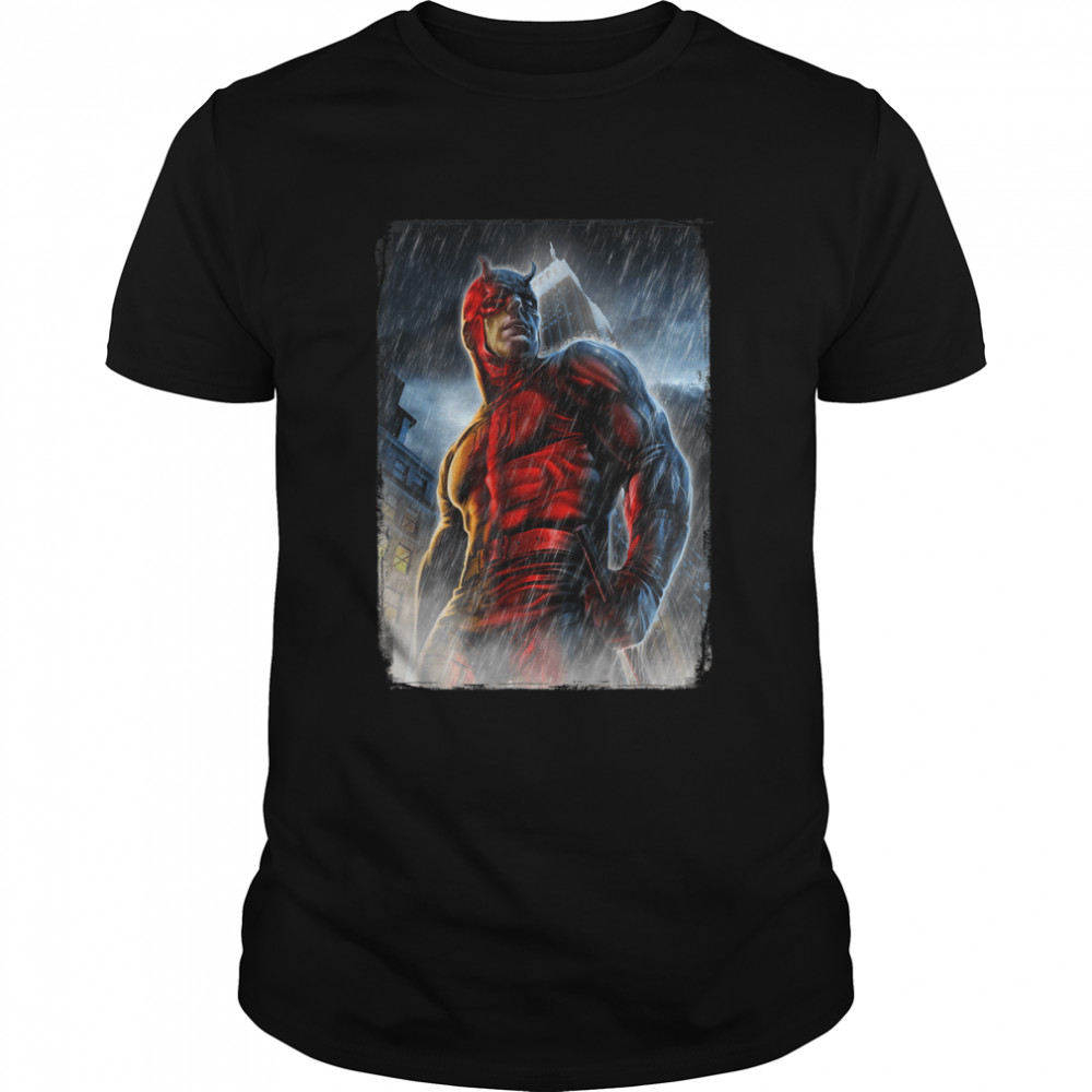 Marvel Daredevil Man Without Fear Epic Pose Graphic T-Shirt