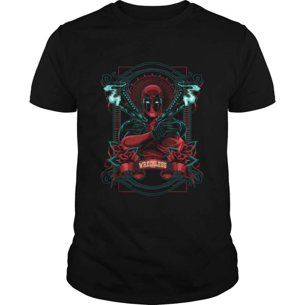 Marvel Deadpool Wreckless Portrait T-Shirt