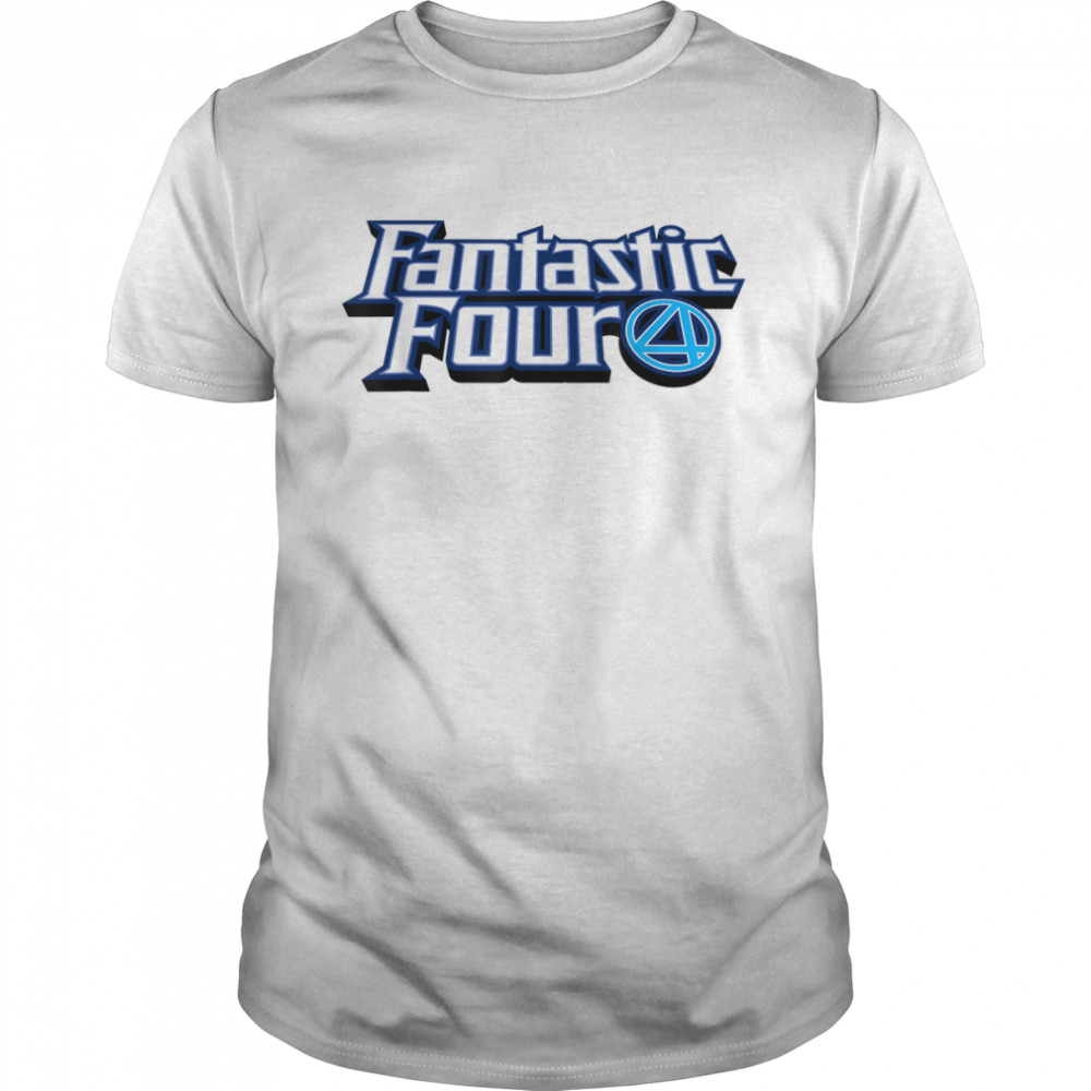 Marvel Fantastic Four 4 Logo T-Shirt T-Shirt