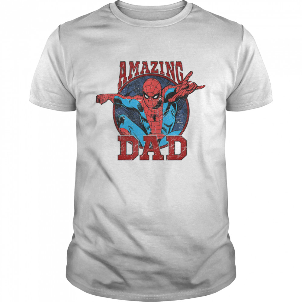 Marvel Spider-Man Father's Day Amazing Dad Graphic T-Shirt