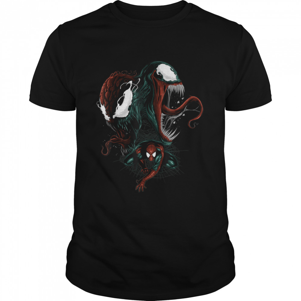 Marvel Spider-Man Venom and Carnage Graphic T-Shirt