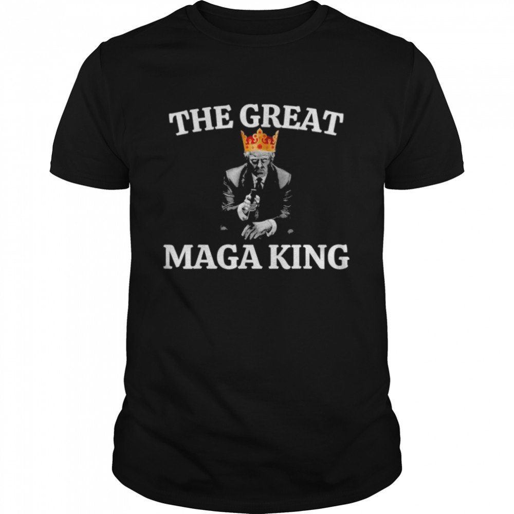 The great maga Trump 2024 American flag retro vintage shirt