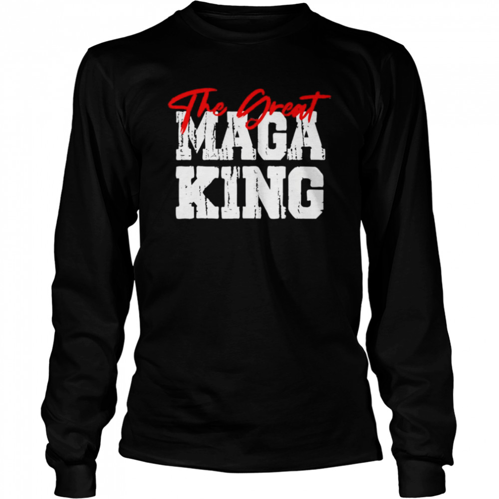 Great maga king ultra maga republican maga king 2024 usa shirt Long Sleeved T-shirt