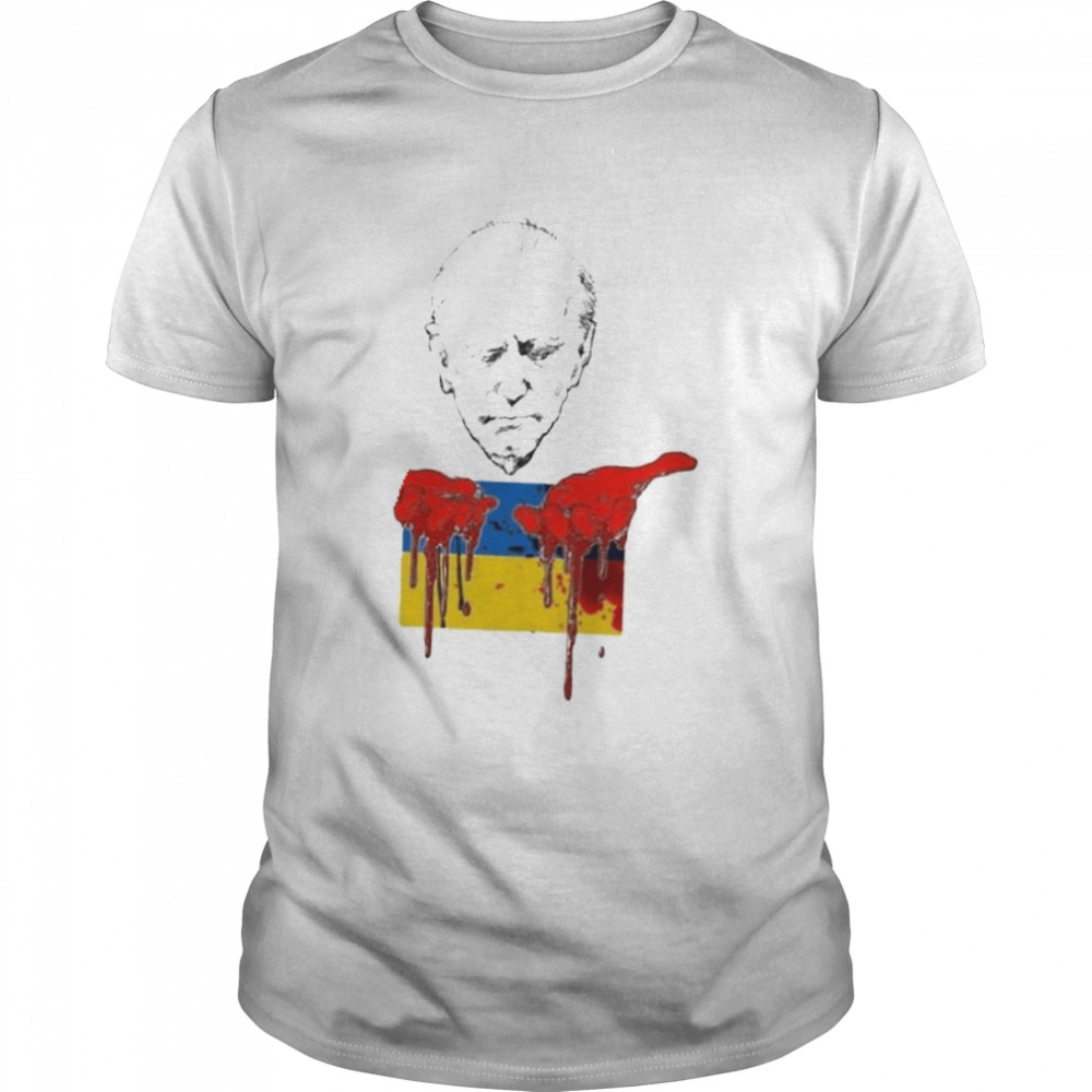 Joe Biden blood Ukraine shirt