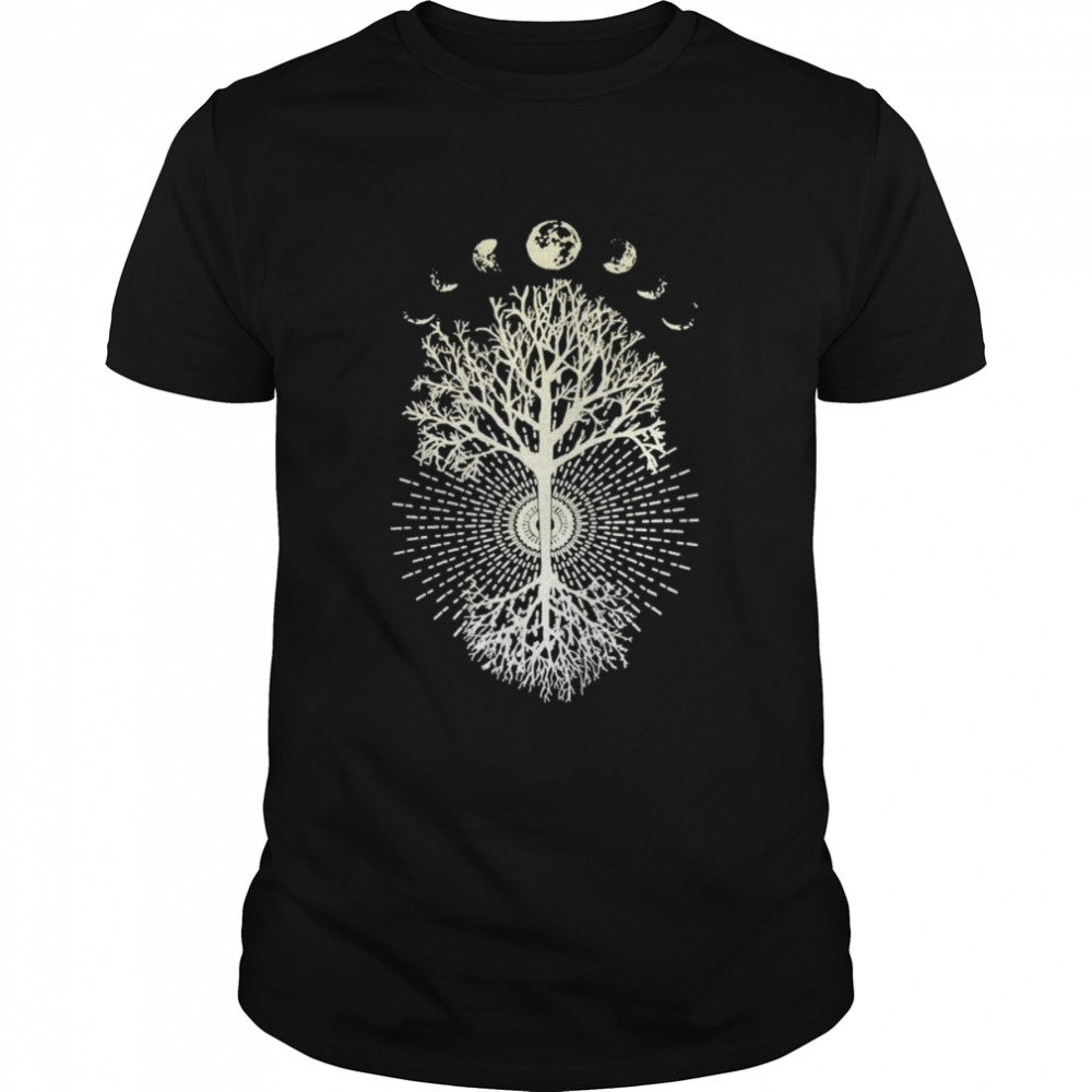 Phases of the Moon Tree of Life Mindfulness Shirt