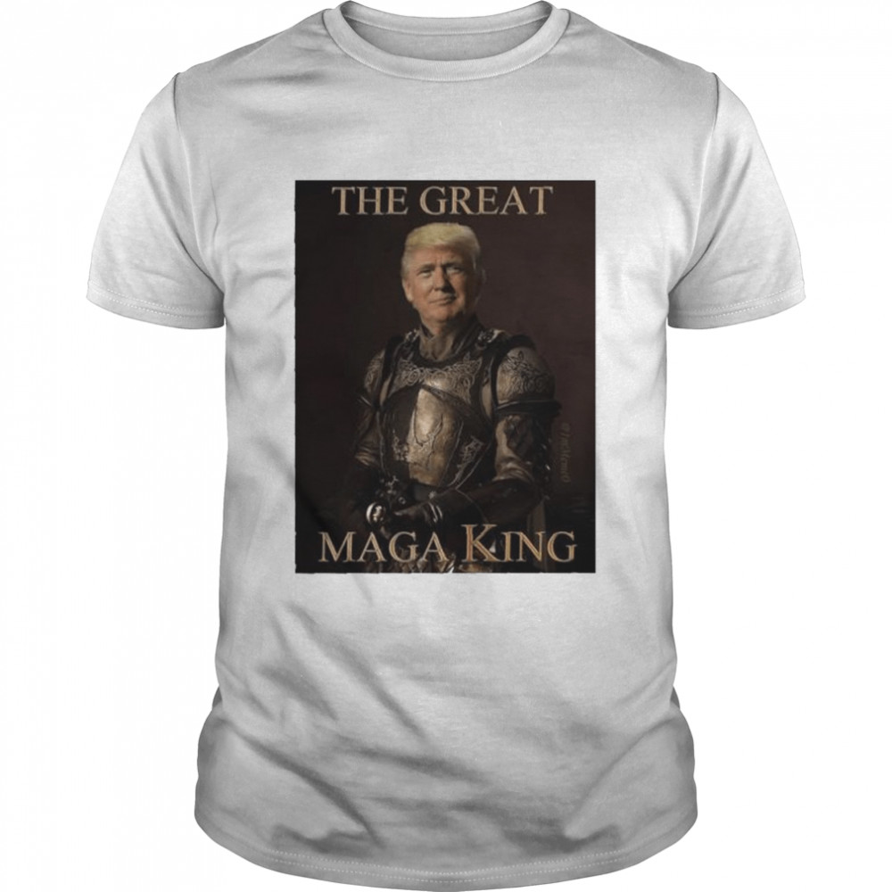 The great maga king with a picture of Trump shirt Classic Men's T-shirt