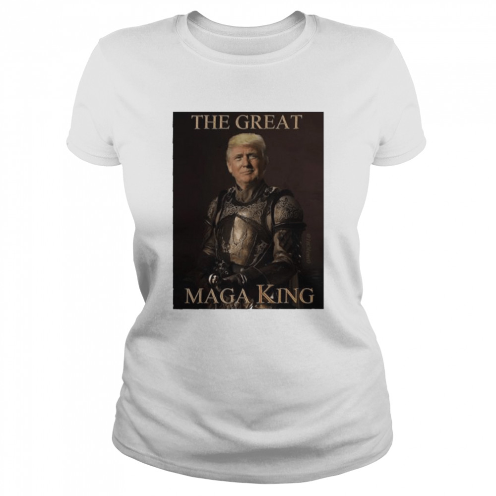 The great maga king with a picture of Trump shirt Classic Women's T-shirt
