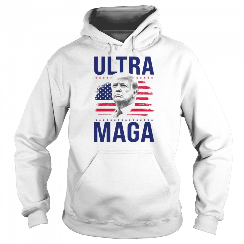 Trump Ultra Maga Usa Flag  Unisex Hoodie