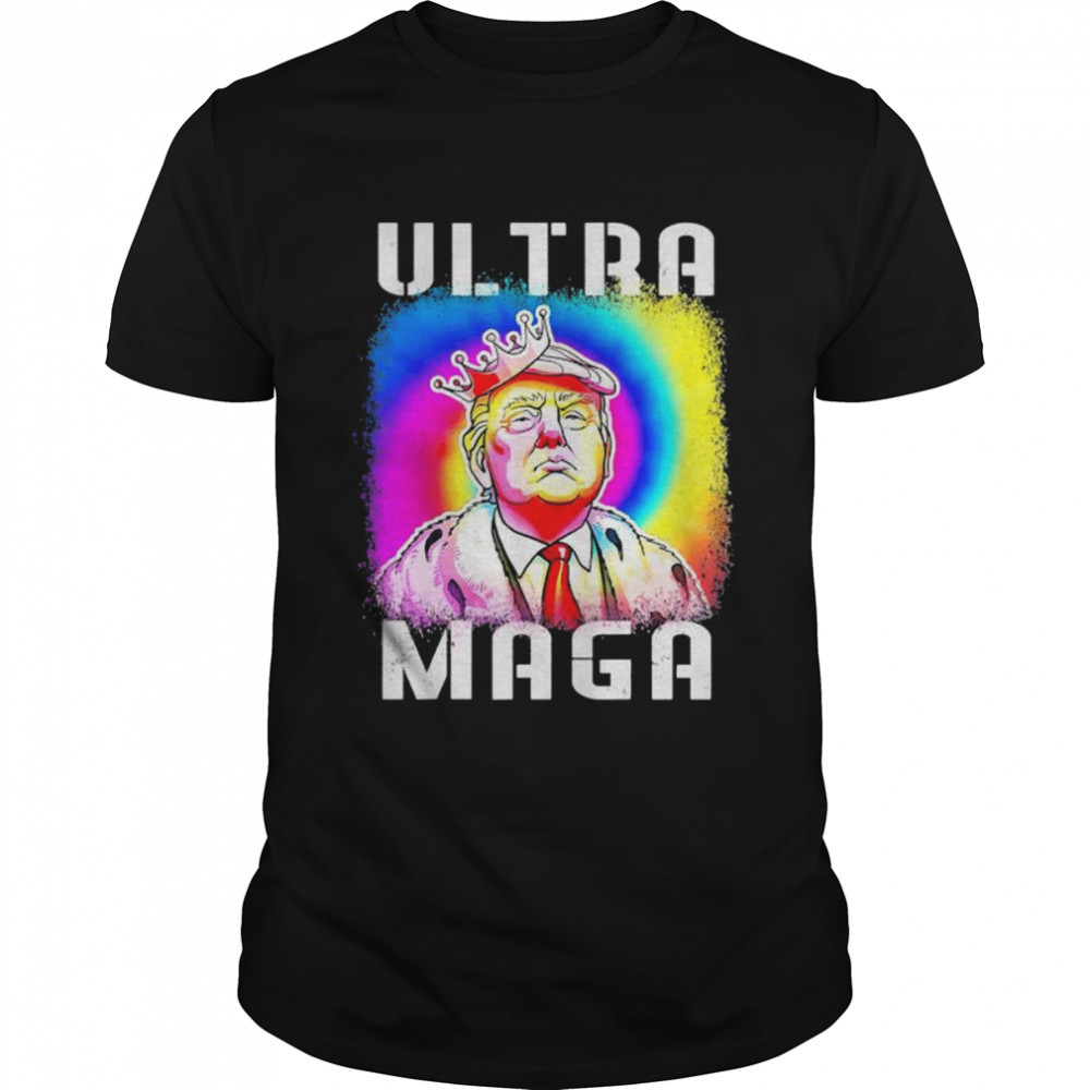 Ultra maga Trump tie dye shirt