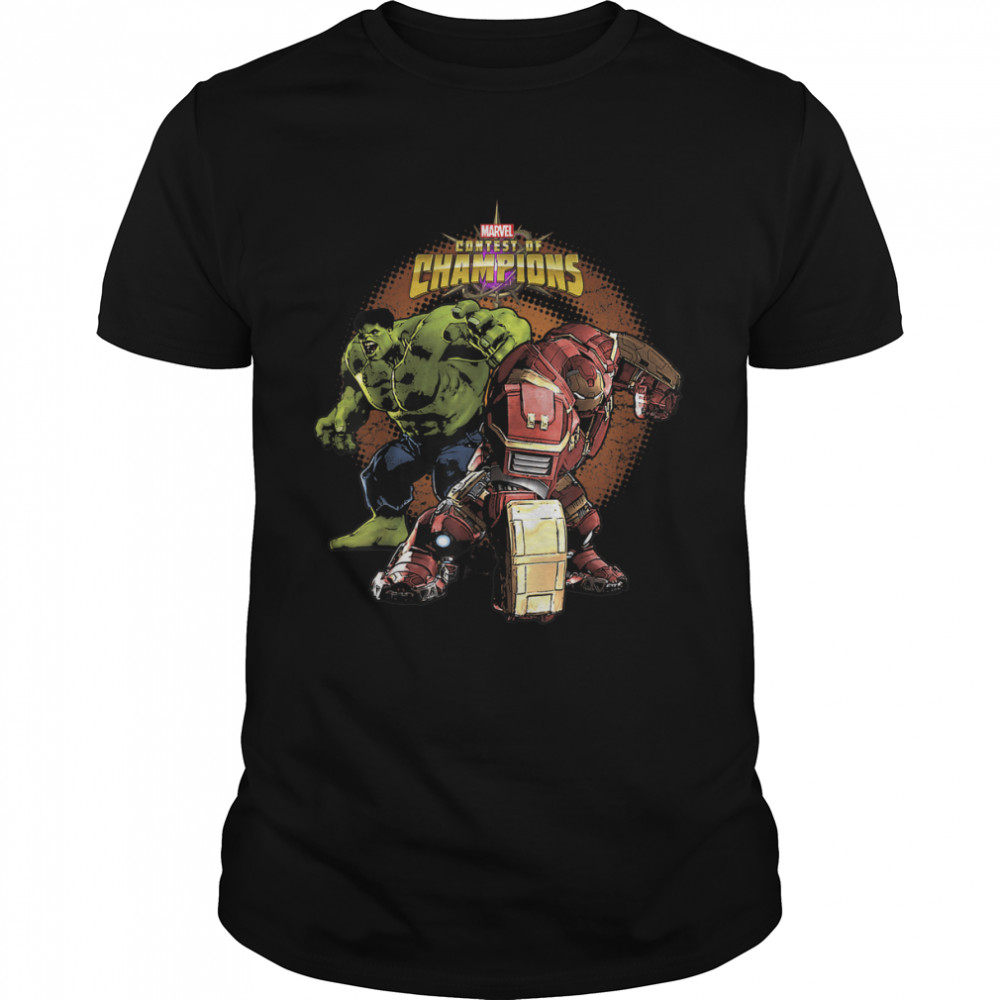 Marvel Contest of Champions Hulk or Bust Graphic T- Classic Men's T-shirt