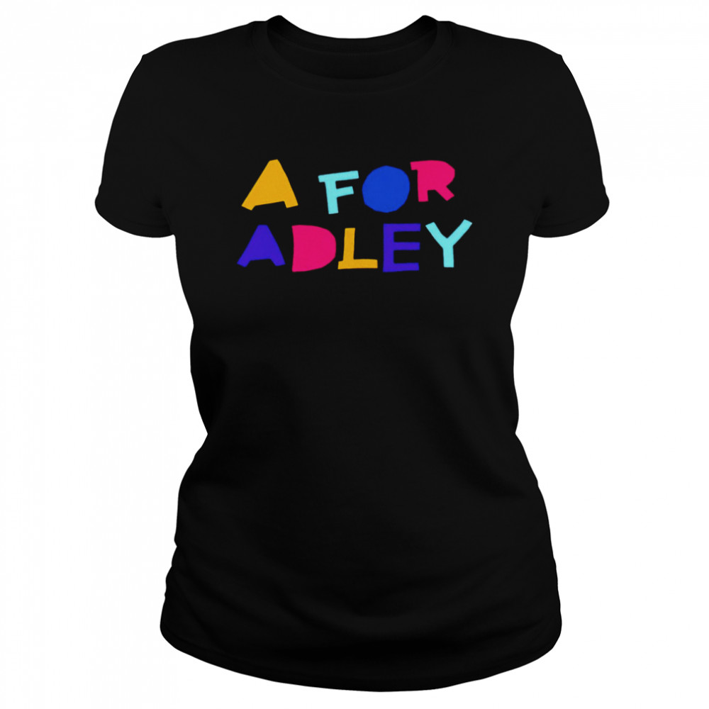 A for Adley BFF Rainbow T-shirts Classic Women's T-shirt