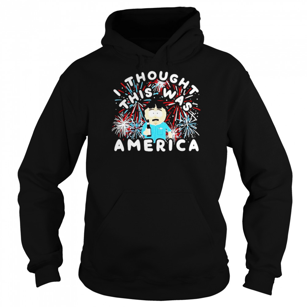 i thought this was America firework shirt Unisex Hoodie