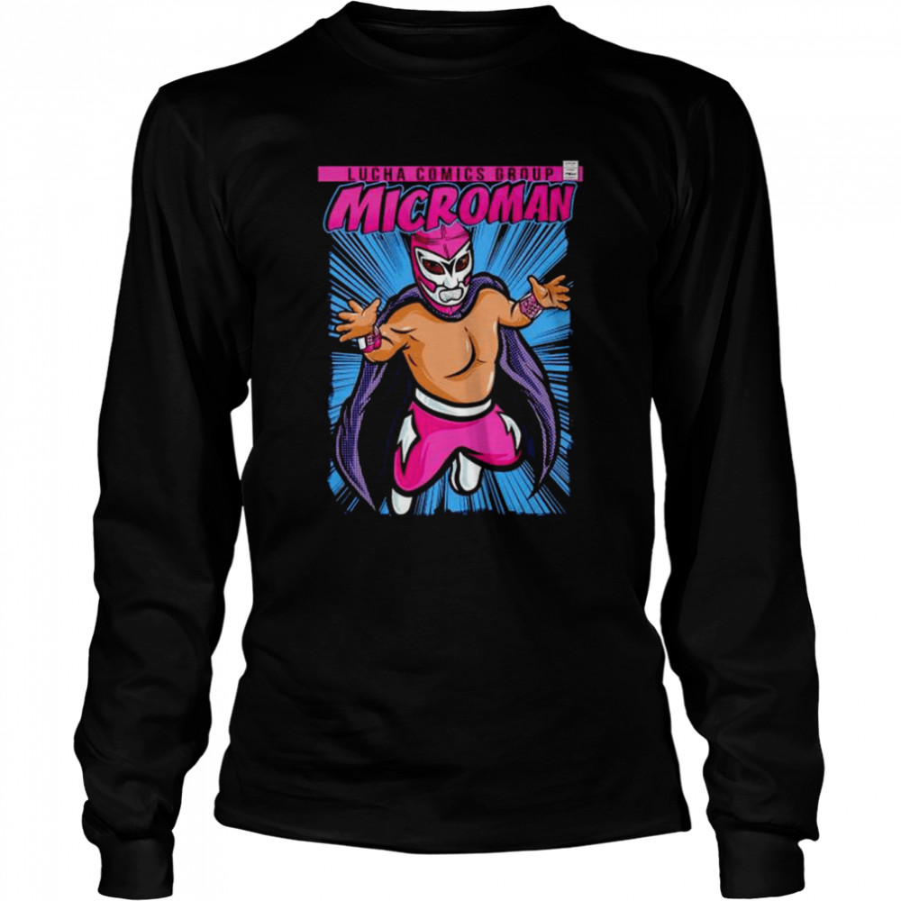 lucha comics group Microman shirt Long Sleeved T-shirt