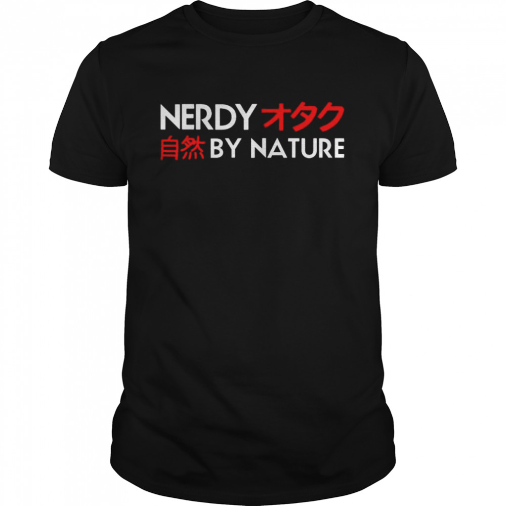 nerdy by nature shirt Classic Men's T-shirt