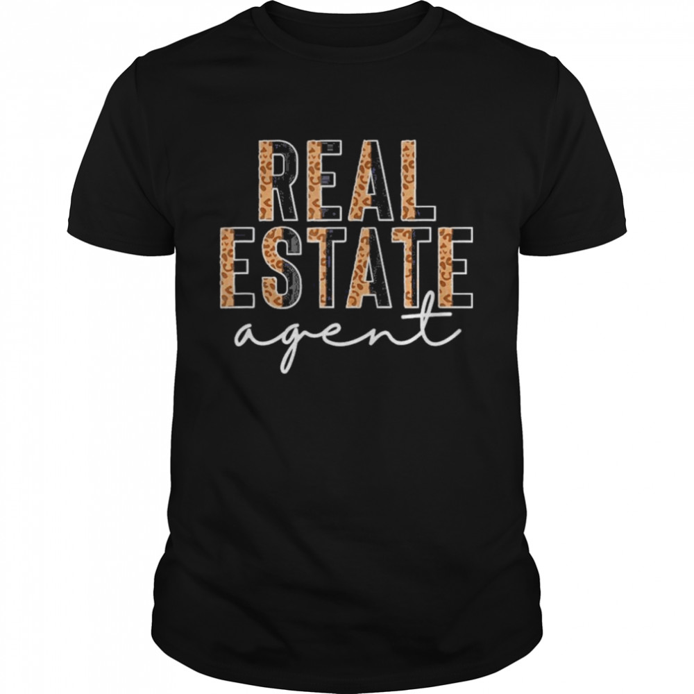 Real Estate Agent’s Cheetah Leopard Home Seller  Classic Men's T-shirt