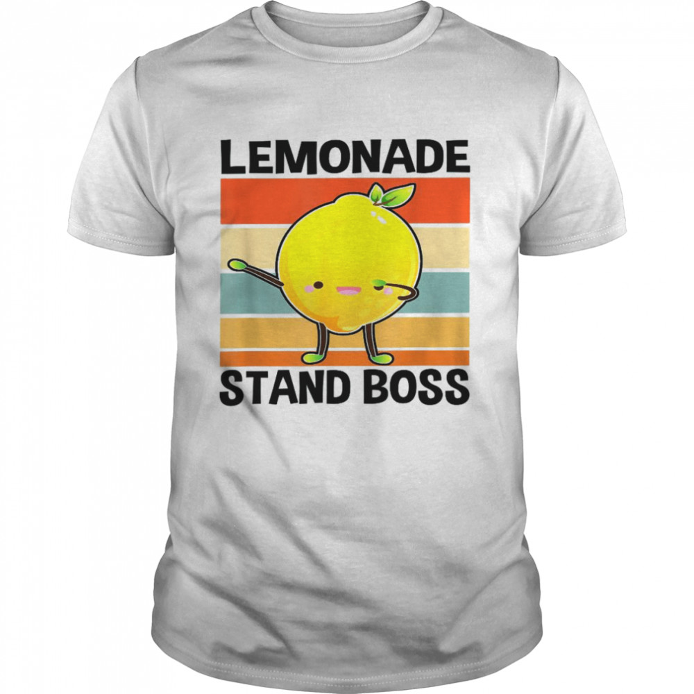 Lemonade Squad For Stand Boss Lemon Juice SummerShirt